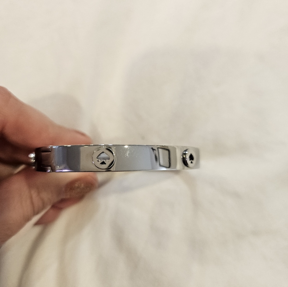 ♠️kate spade♠️ Spot The Spade Studded Hinged Bangle